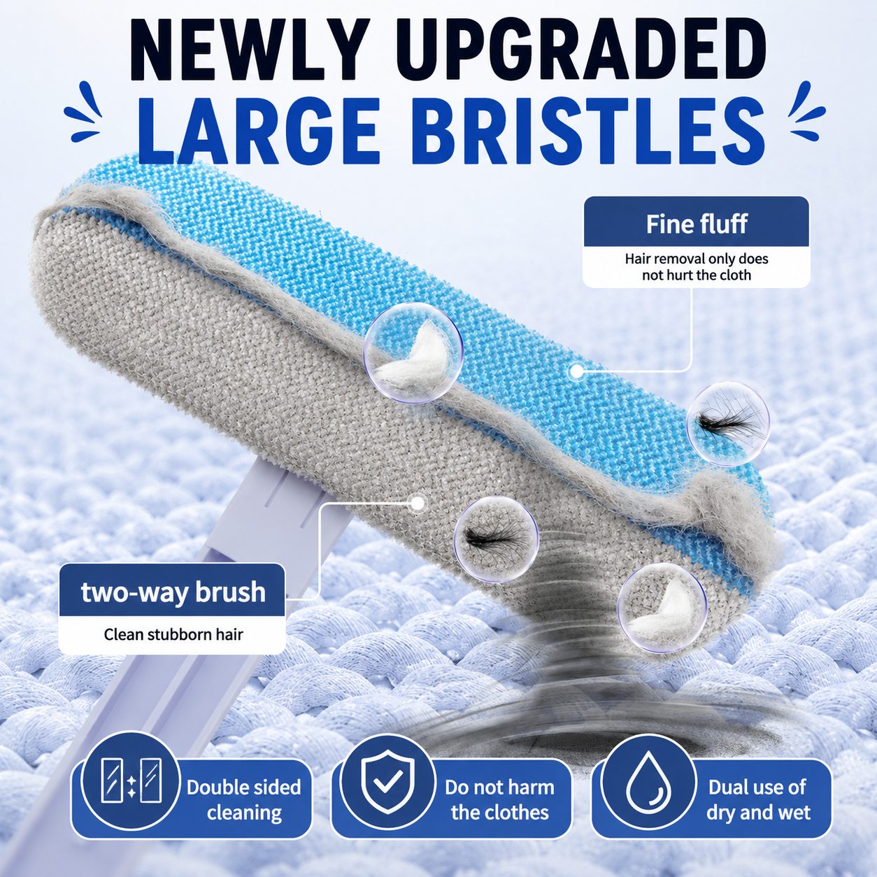 🔥LAST DAY SALE 70% OFF 🔥Multifunctional Pet Hair Remover Brush with Long Handle