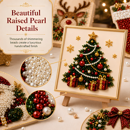 🎃 EARLY CHRISTMAS SALE 49% OFF 🔥 Christmas DIY Diamond Pearl Art Kit ✨