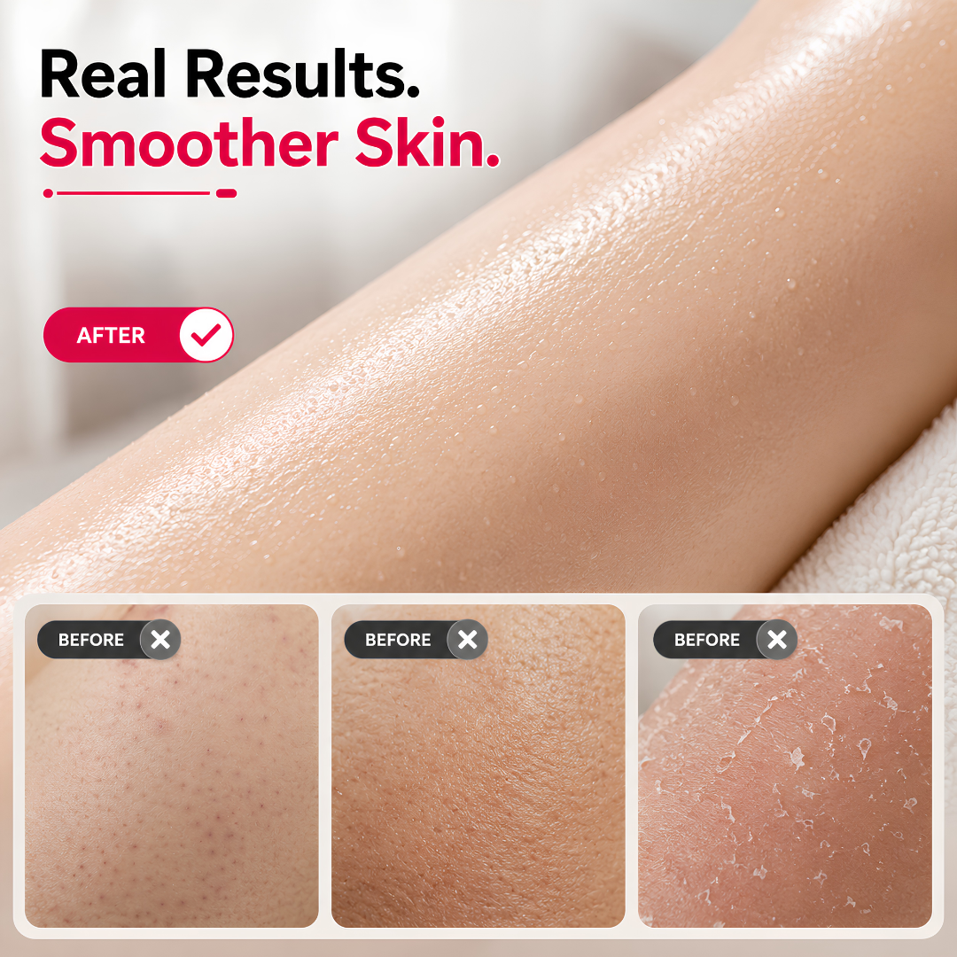 🔥 LAST DAY SALE 50% OFF 🔥 DermaGlow™ Exfoliating Bath Glove ✨ See What Your Loofah Leaves Behind