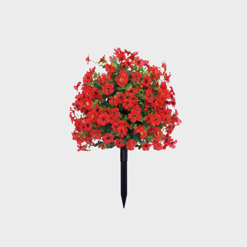 Artificial Eucalyptus and Violet Ground-Insert Floral Decoration