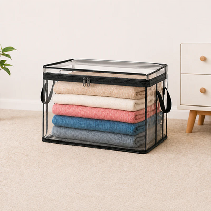 🔥 Last Day 50% OFF 💥 Large Heavy-Duty Thick Plastic Clear Storage Bag | Home, Travel & Storage