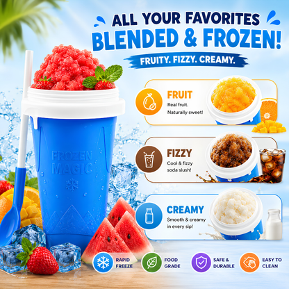 ⏰ TODAY ONLY 50% OFF 🔥 Magic Slushy Maker Cup ✨ Turn Any Drink Into A Slushie In Minutes