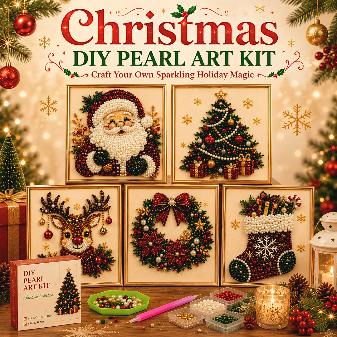 🎃 EARLY CHRISTMAS SALE 49% OFF 🔥 Christmas DIY Diamond Pearl Art Kit ✨