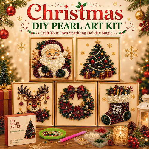 🎃 EARLY CHRISTMAS SALE 49% OFF 🔥 Christmas DIY Diamond Pearl Art Kit ✨