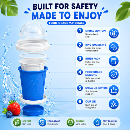 ⏰ TODAY ONLY 50% OFF 🔥 Magic Slushy Maker Cup ✨ Turn Any Drink Into A Slushie In Minutes