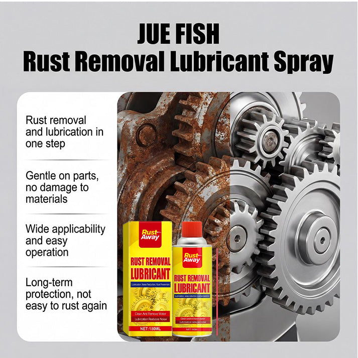 🛡️ 2026 Limited 50% OFF ⚙️ ️RustAway™ 3-in-1 Rust Removal & Lubricant Spray