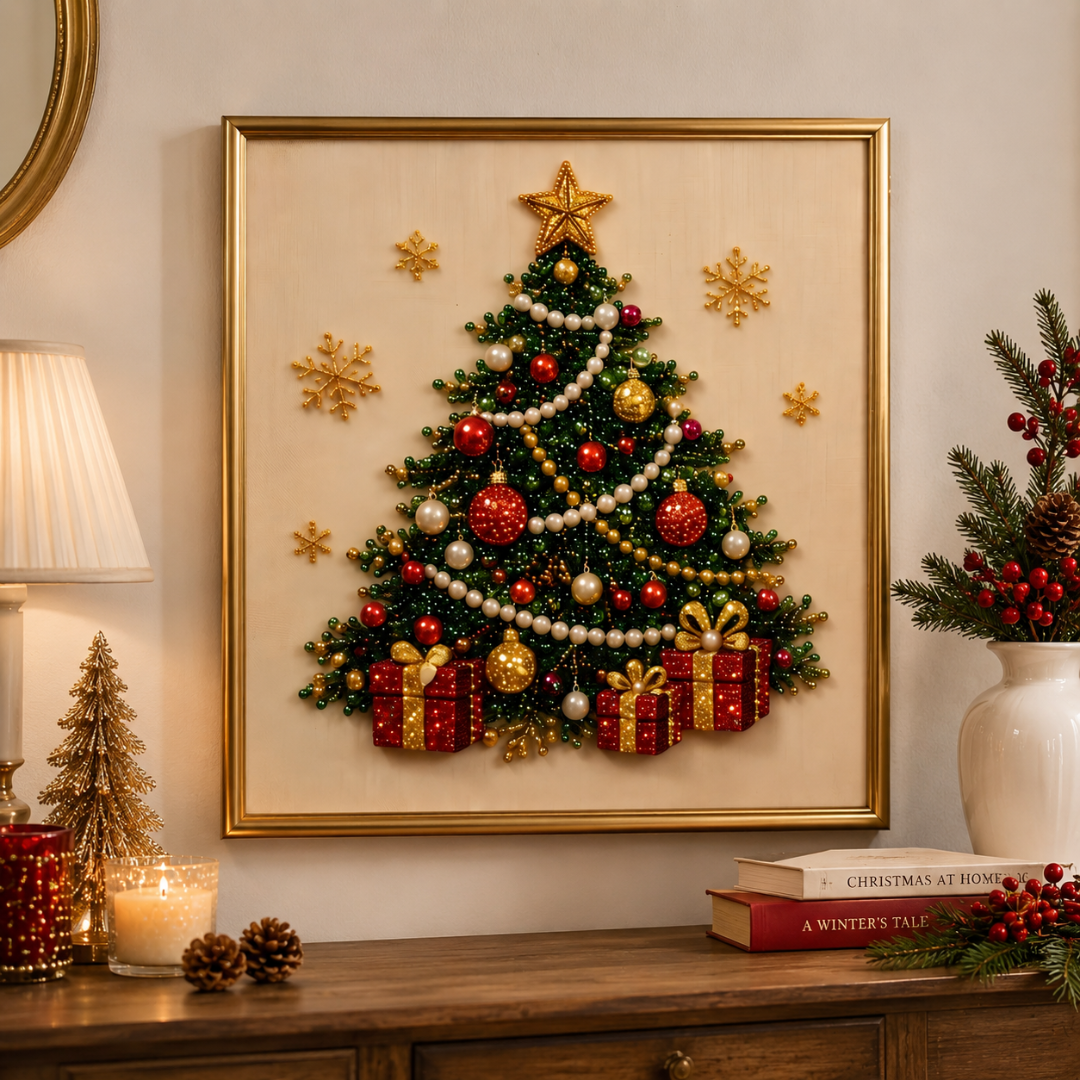 🎃 EARLY CHRISTMAS SALE 49% OFF 🔥 Christmas DIY Diamond Pearl Art Kit ✨