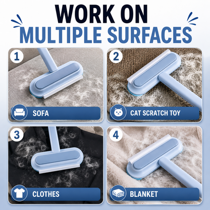 🔥LAST DAY SALE 70% OFF 🔥Multifunctional Pet Hair Remover Brush with Long Handle