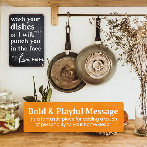 "Love, Mom" Decorative Plaque