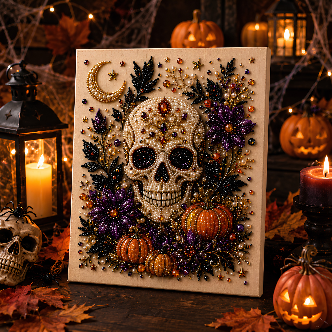 🎃 EARLY HALLOWEEN SALE 50% OFF 🔥 Halloween Pearl Art DIY Kits ✨ Unbox The Magic Of Halloween Crafting