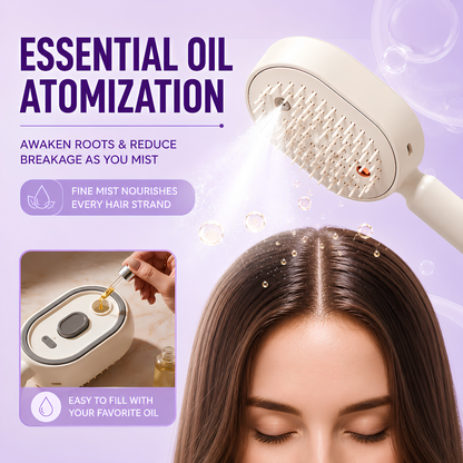 🚨 Selling Fast 50% OFF ⚡ Electric Spray Hair Massage Brush - Smoother and Healthier Hair