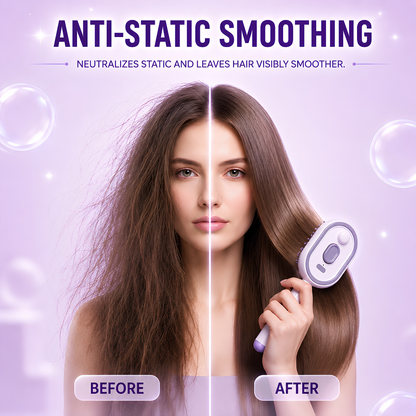 🚨 Selling Fast 50% OFF ⚡ Electric Spray Hair Massage Brush - Smoother and Healthier Hair