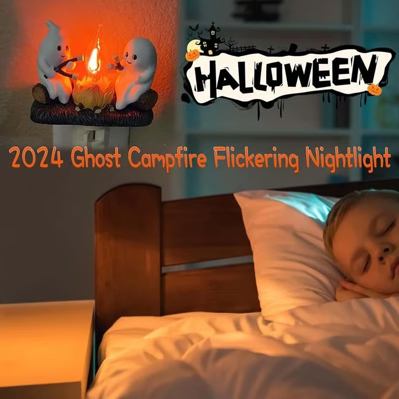 Halloween Pre Sale - 👻✨2026 Ghost Campfire Flickering Nightlight