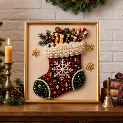 🎃 EARLY CHRISTMAS SALE 49% OFF 🔥 Christmas DIY Diamond Pearl Art Kit ✨