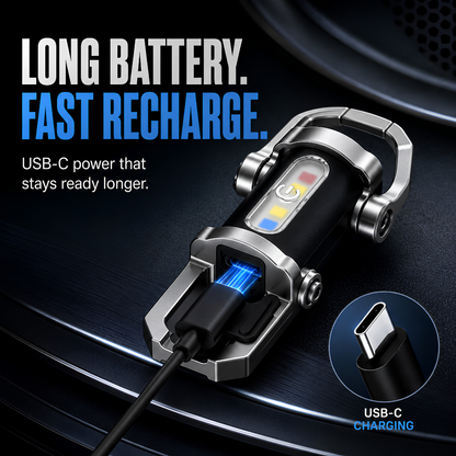 ⏰ TODAY ONLY 49% OFF 🔥 PocketBeam™ Rechargeable Keychain Flashlight 🔦