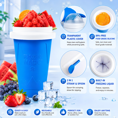 ⏰ TODAY ONLY 50% OFF 🔥 Magic Slushy Maker Cup ✨ Turn Any Drink Into A Slushie In Minutes