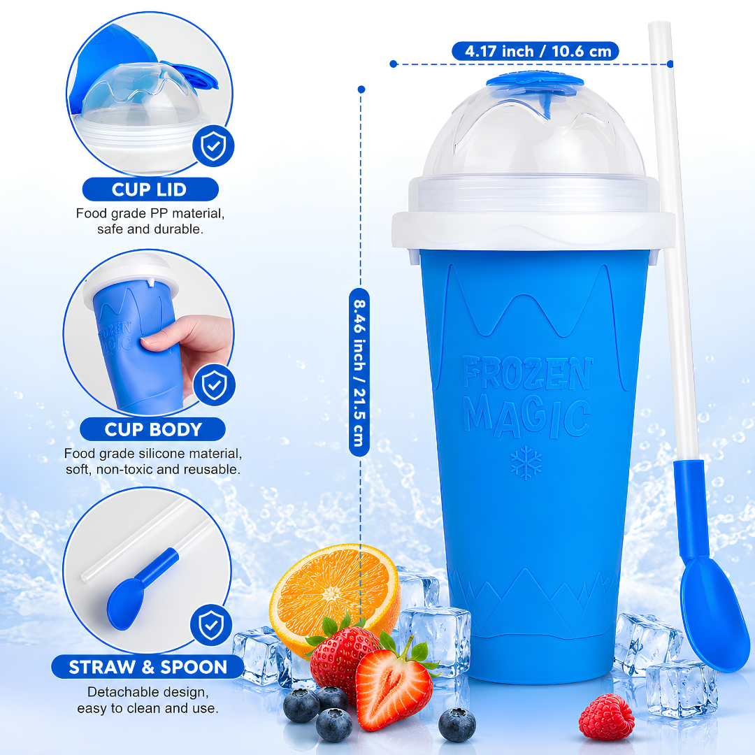 ⏰ TODAY ONLY 50% OFF 🔥 Magic Slushy Maker Cup ✨ Turn Any Drink Into A Slushie In Minutes