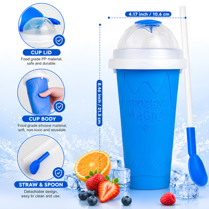 ⏰ TODAY ONLY 50% OFF 🔥 Magic Slushy Maker Cup ✨ Turn Any Drink Into A Slushie In Minutes