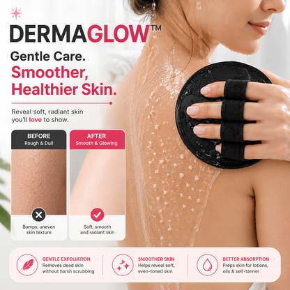 🔥 LAST DAY SALE 50% OFF 🔥 DermaGlow™ Exfoliating Bath Glove ✨ See What Your Loofah Leaves Behind