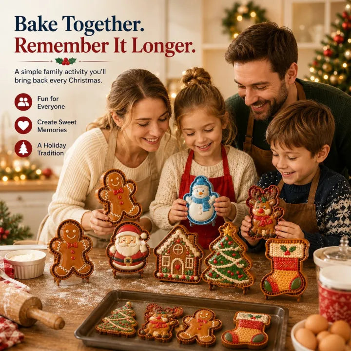 🎄 Early Xmas Deal – 65% OFF - Christmas Mini Pie Molds Set for Holiday Baking & Gifting