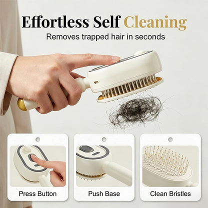 🔥 LAST DAY SALE 50% OFF 🔥 HYDRA 3-in-1 Electric Spray Air Cushion Massage Comb