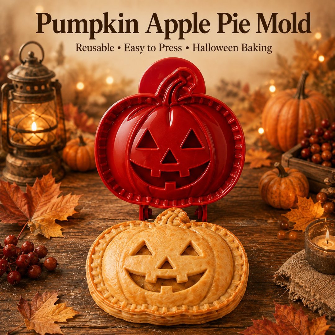 🎃 HALLOWEEN PRE-SALE 60% OFF - Halloween Mini Pie Molds Set – Easy Spooky Holiday Baking & Party Treats