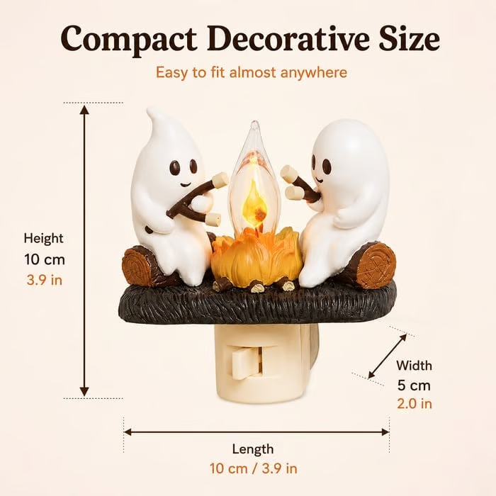 Halloween Pre Sale - 👻✨2026 Ghost Campfire Flickering Nightlight