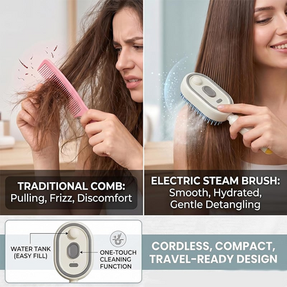 🔥 LAST DAY SALE 50% OFF 🔥 HYDRA 3-in-1 Electric Spray Air Cushion Massage Comb