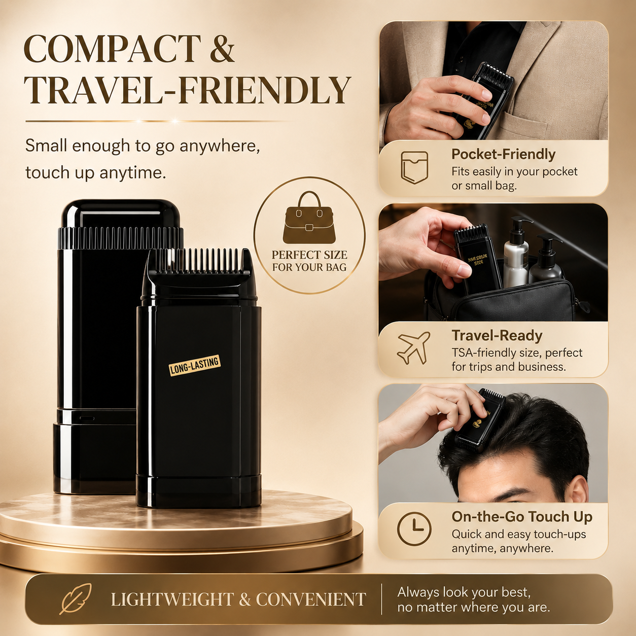 🔥 LAST DAY SALE 50% OFF 🔥 VELORIA Long-Lasting Hair Comb Dye for Men & Women