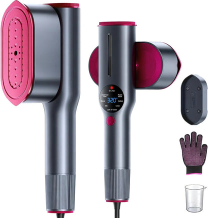💥 LAST DAY 50% OFF - BUY 1 GET 1 FREE💥 QuickEase 2-in-1 Portable Travel Steamer & Iron – Handheld Clothes Steamer